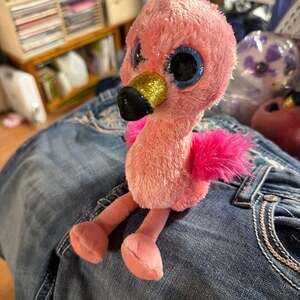 Ty Beanie Boos 6" Gilda the Pink Flamingo Plush Stuffed Animal